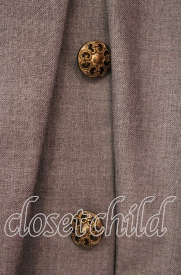 画像2: axes femme / チェック&裾レーススカート M グレー O-25-10-28-042-AX-SK-OW-OS (2)