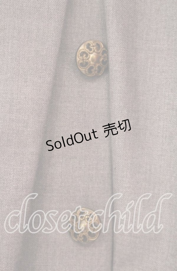 画像2: axes femme / チェック&裾レーススカート M グレー O-25-10-28-042-AX-SK-OW-OS (2)