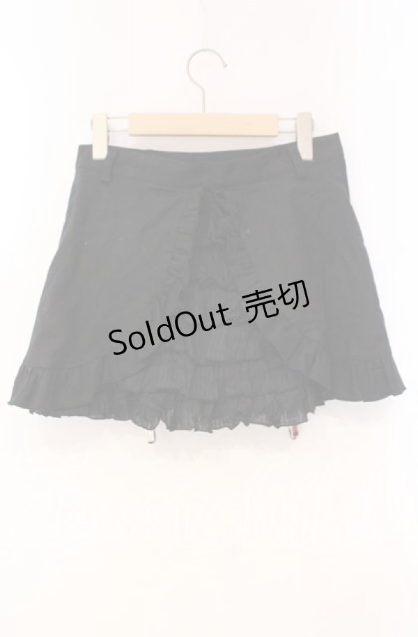 画像3: BPN / バックティアードガータースカート M ブラック O-25-10-28-049-GO-SK-IG-OS (3)