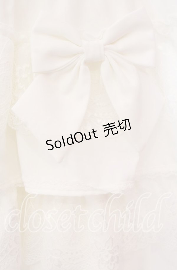 画像2: axes femme POETIQUE / フリルミニスカート M シロ O-25-10-28-050-AX-OP-OW-OS (2)