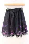 画像3: NieR Clothing / チュール付きMINI SKIRT【Butterfly】スカート  クロ×パープル O-25-10-28-059-PU-SK-IG-OS (3)