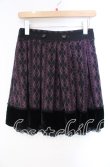 画像1: axes femme / Disney/アーガイルシルエットスカート  ワイン×クロ O-25-10-28-060-AX-SK-IG-OS (1)