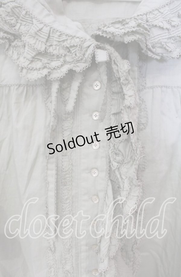 画像2: PINK HOUSE / フード付きブラウス【お直しあり】  グリーン O-25-10-28-062-LO-BL-IG-OS (2)