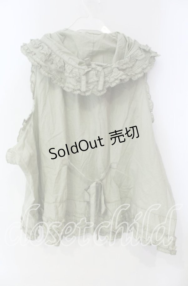 画像3: PINK HOUSE / フード付きブラウス【お直しあり】  グリーン O-25-10-28-062-LO-BL-IG-OS (3)