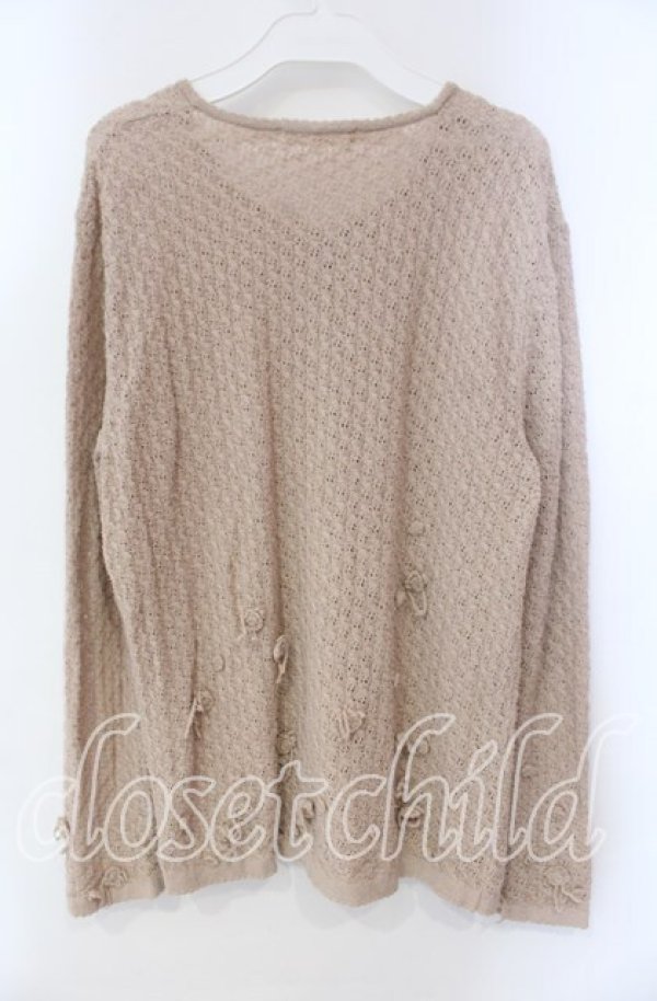 画像3: INGEBORG / モチーフツキカーディガン  ピンク O-25-10-28-070-LO-TO-IG-OS (3)