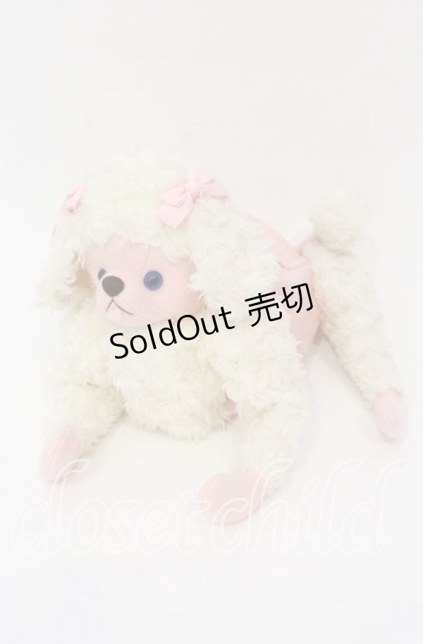 画像1: BABY,THE STARS SHINE BRIGHT / プードルのプーチBAG バッグ  アイボリー×ピンク×青目 O-25-10-28-006-BA-BG-IG-OS (1)