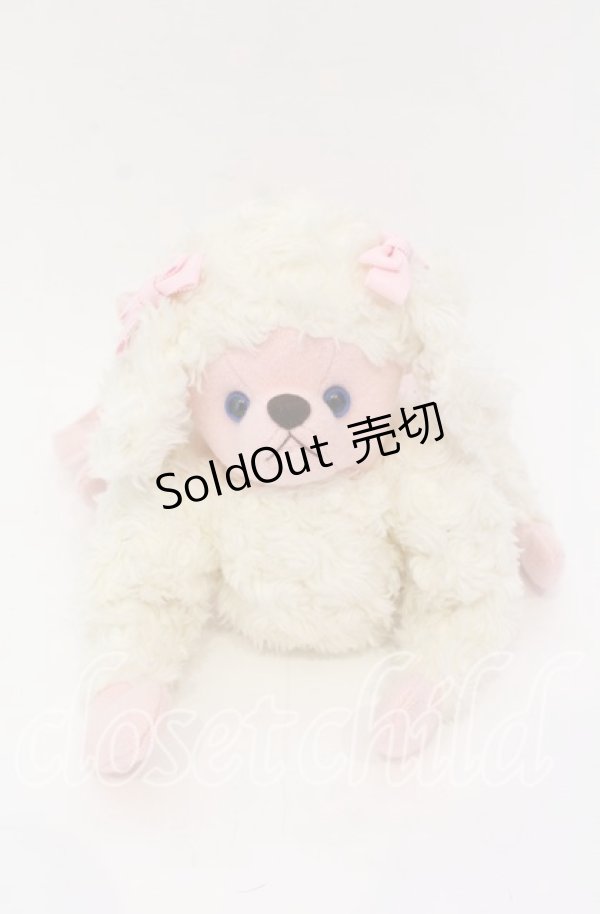 画像2: BABY,THE STARS SHINE BRIGHT / プードルのプーチBAG バッグ  アイボリー×ピンク×青目 O-25-10-28-006-BA-BG-IG-OS (2)