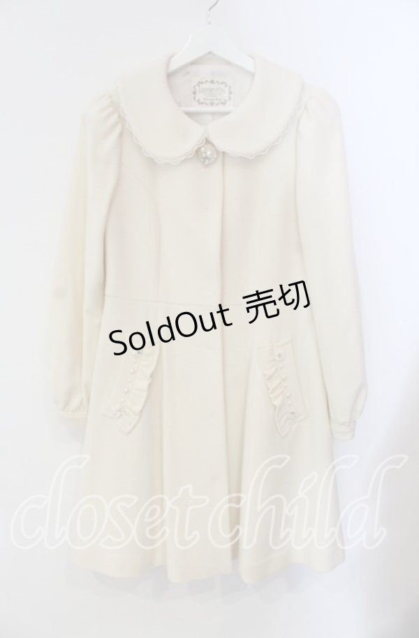 画像1: LODISPOTTO / パールビジューボタンコート M アイボリー O-25-10-28-082-LO-CO-OW-OS (1)