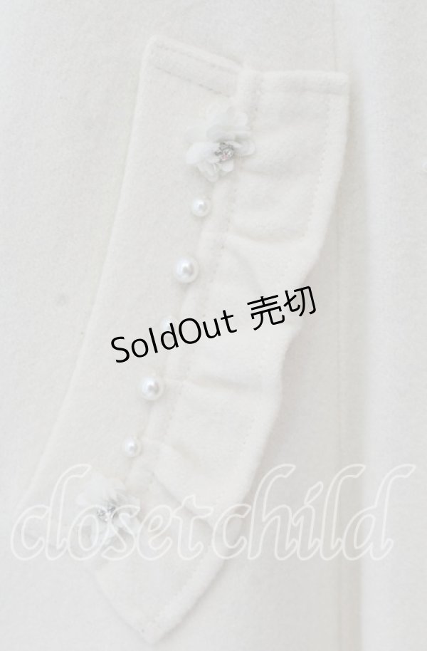 画像3: LODISPOTTO / パールビジューボタンコート M アイボリー O-25-10-28-082-LO-CO-OW-OS (3)