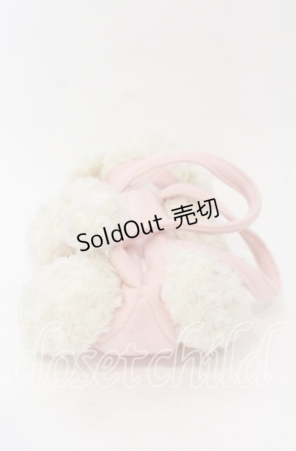 画像4: BABY,THE STARS SHINE BRIGHT / プードルのプーチBAG バッグ  アイボリー×ピンク×青目 O-25-10-28-006-BA-BG-IG-OS (4)