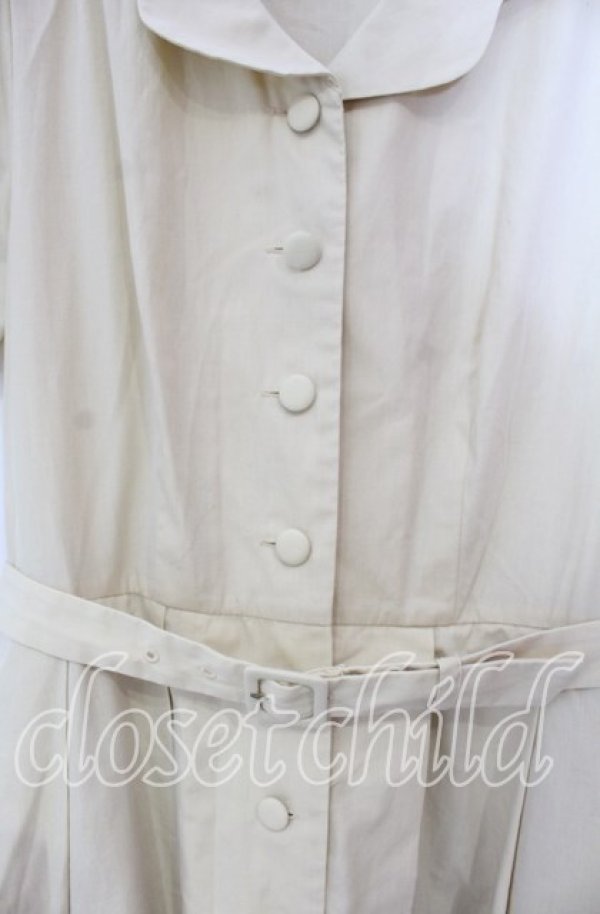 画像2: an another angelus / スカラップ開衿シャツワンピース  イエロー O-25-10-28-087-CA-OP-IG-ZT512 (2)