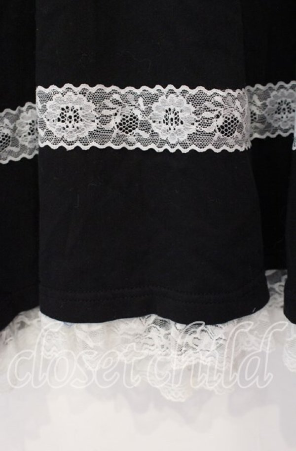 画像2: Drug Honey / うさみみセーラーワンピース  ブラック×ホワイト O-25-10-28-092-PU-OP-IG-OS (2)