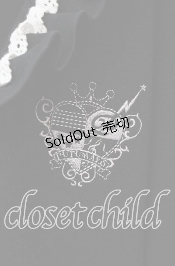 画像2: PUTUMAYO / Plasmagica・自作じゃないにゃ♪ジャケット  ブラック×ホワイト O-25-10-28-093-PT-JA-IG-OS (2)