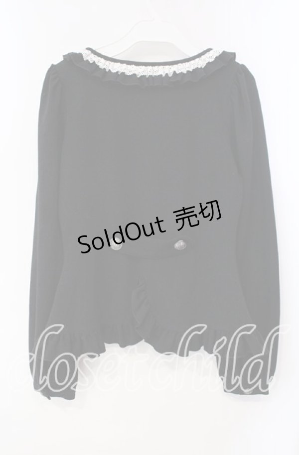 画像4: PUTUMAYO / Plasmagica・自作じゃないにゃ♪ジャケット  ブラック×ホワイト O-25-10-28-093-PT-JA-IG-OS (4)