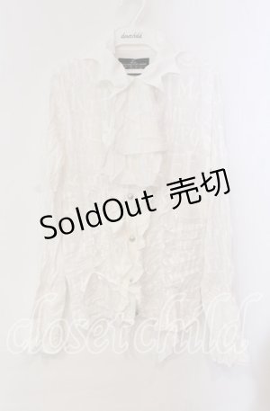 画像: h.NAOTO / ナイトメアー・ビフォア・クリスマス ブラウス M ホワイト O-25-10-28-094-HN-BL-IG-OS