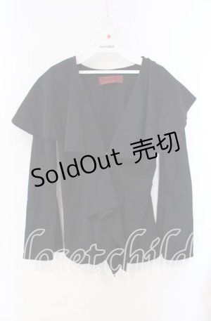 画像: Antique beasT / 宵闇のカーディガン  ブラック O-25-10-28-095-PU-TO-IG-OS