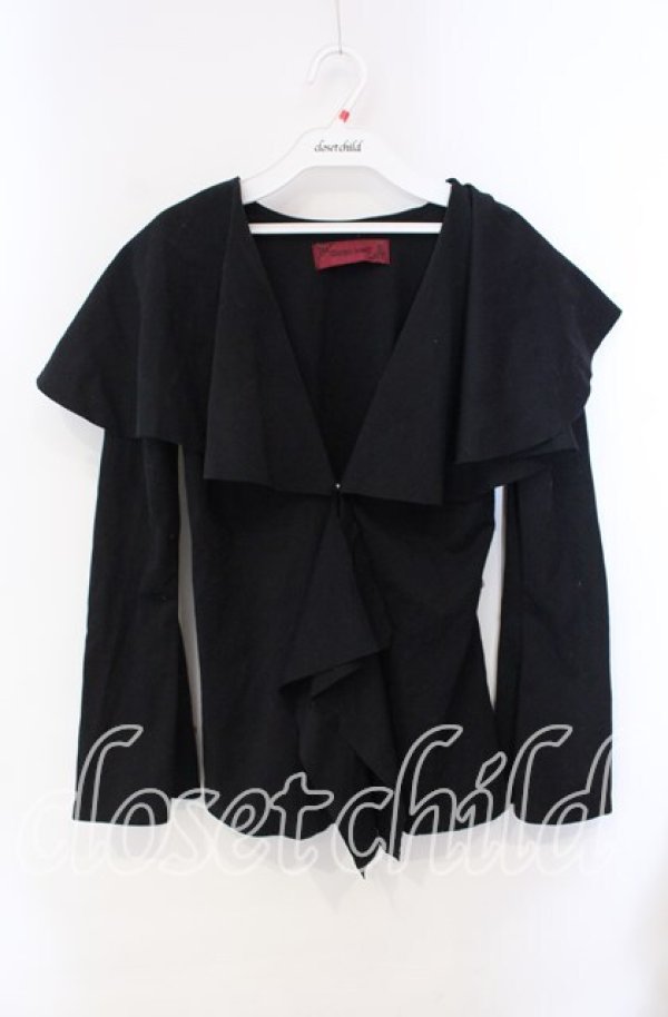 画像1: Antique beasT / 宵闇のカーディガン  ブラック O-25-10-28-095-PU-TO-IG-OS (1)