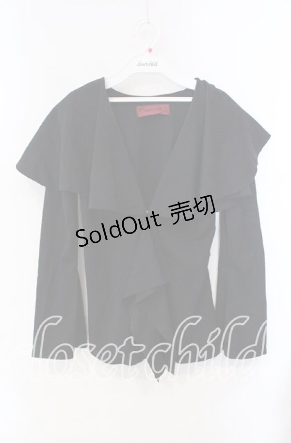 画像1: Antique beasT / 宵闇のカーディガン  ブラック O-25-10-28-095-PU-TO-IG-OS (1)