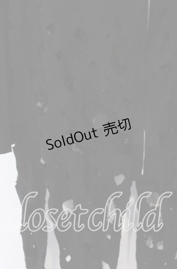 画像2: STIGMATA / クラッシュダメージパーカー  ブラック O-25-10-28-096-GO-TO-IG-OS (2)