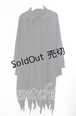 画像: STIGMATA / ランダムシャツワンピース  ブラック O-25-10-28-098-GO-OP-IG-OS