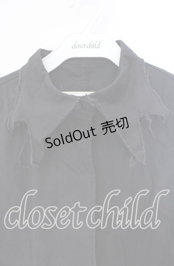 画像2: STIGMATA / ランダムシャツワンピース  ブラック O-25-10-28-098-GO-OP-IG-OS (2)