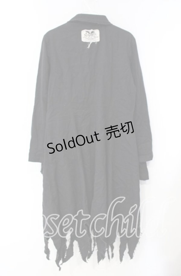 画像3: STIGMATA / ランダムシャツワンピース  ブラック O-25-10-28-098-GO-OP-IG-OS (3)