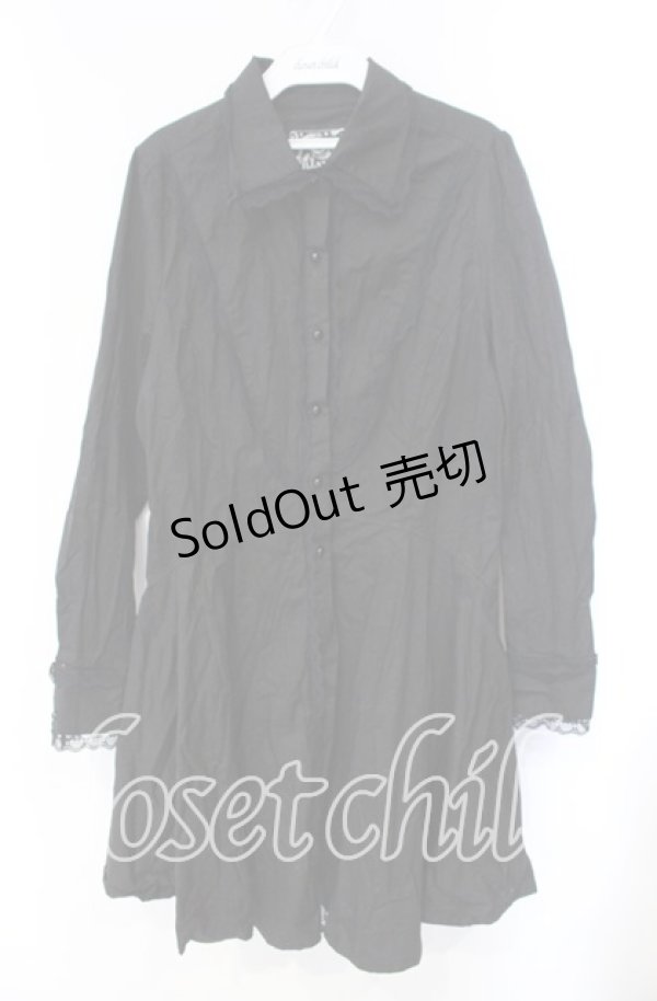 画像1: KILL STAR / Gothic Black Button-Up Corset Dress ドレス XL ブラック O-25-10-28-099-SL-OP-IG-OS (1)