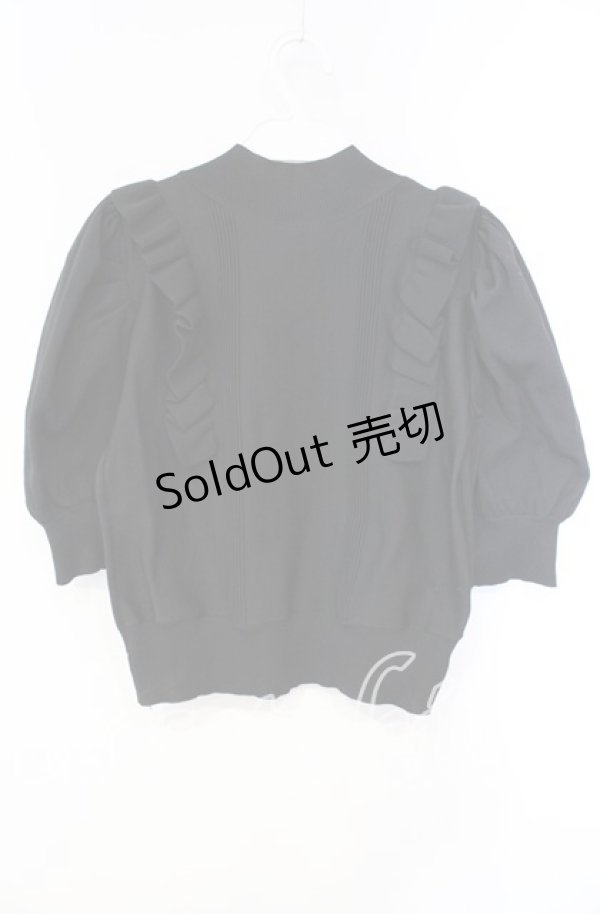 画像3: EATME / 2WAYフリルニットトップス  クロ O-25-10-28-100-LO-TO-IG-OS (3)