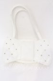 画像1: Angelic Pretty / キルティング宝石リボンバッグ  シロ O-25-10-28-008-AP-BG-IG-OS (1)