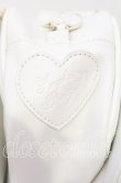 画像3: Angelic Pretty / キルティング宝石リボンバッグ  シロ O-25-10-28-008-AP-BG-IG-OS (3)