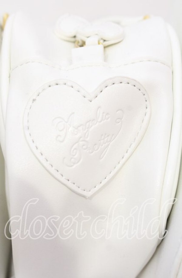 画像3: Angelic Pretty / キルティング宝石リボンバッグ  シロ O-25-10-28-008-AP-BG-IG-OS (3)