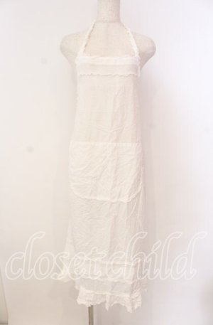 画像: PINK HOUSE / ポケット付きタックエプロン  シロ O-25-10-28-010-LO-OP-IG-OS