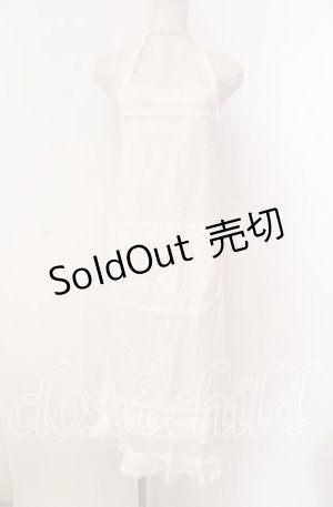 画像: PINK HOUSE / ポケット付きタックエプロン  シロ O-25-10-28-010-LO-OP-IG-OS