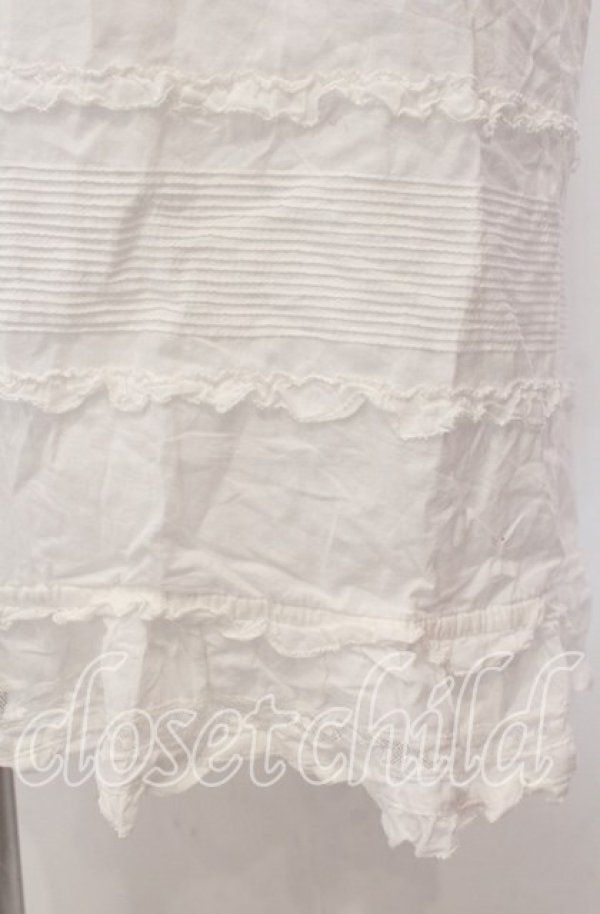 画像3: PINK HOUSE / ポケット付きタックエプロン  シロ O-25-10-28-010-LO-OP-IG-OS (3)