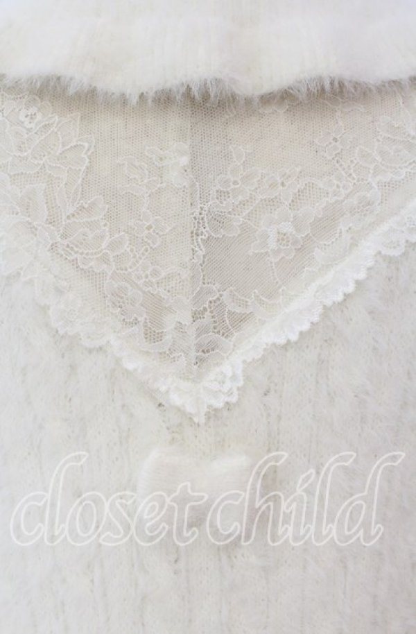 画像4: LIZ LISA / フェザー肩あきニットワンピース  オフ O-25-10-28-011-LO-OP-IG-OS (4)