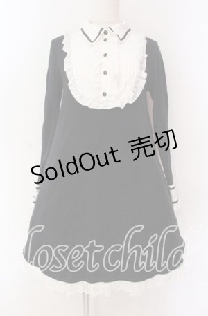 画像: Angelic Pretty / Vintageカットワンピース  クロ×シロ O-25-10-28-015-AP-OP-IG-OS