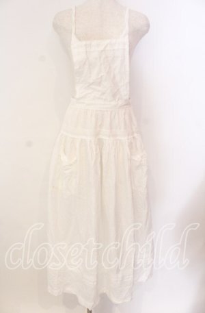 画像: WONDERFUL WORLD / タックエプロン  シロ O-25-10-28-019-LO-OP-IG-OS