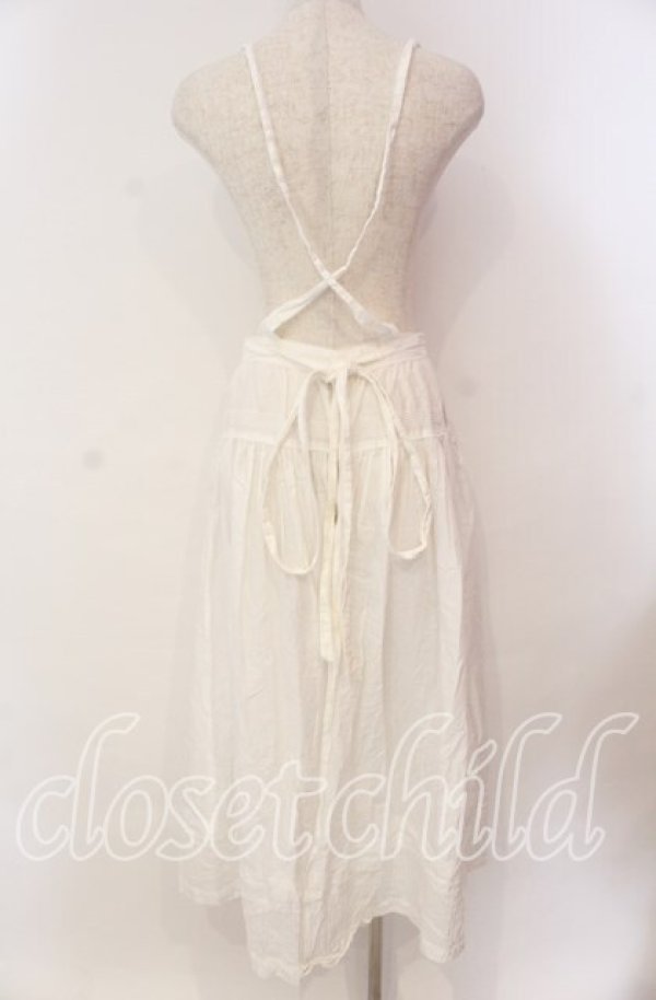 画像5: WONDERFUL WORLD / タックエプロン  シロ O-25-10-28-019-LO-OP-IG-OS (5)