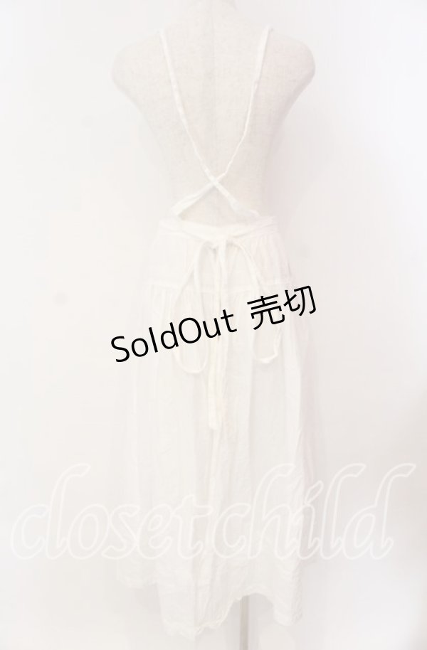 画像5: WONDERFUL WORLD / タックエプロン  シロ O-25-10-28-019-LO-OP-IG-OS (5)