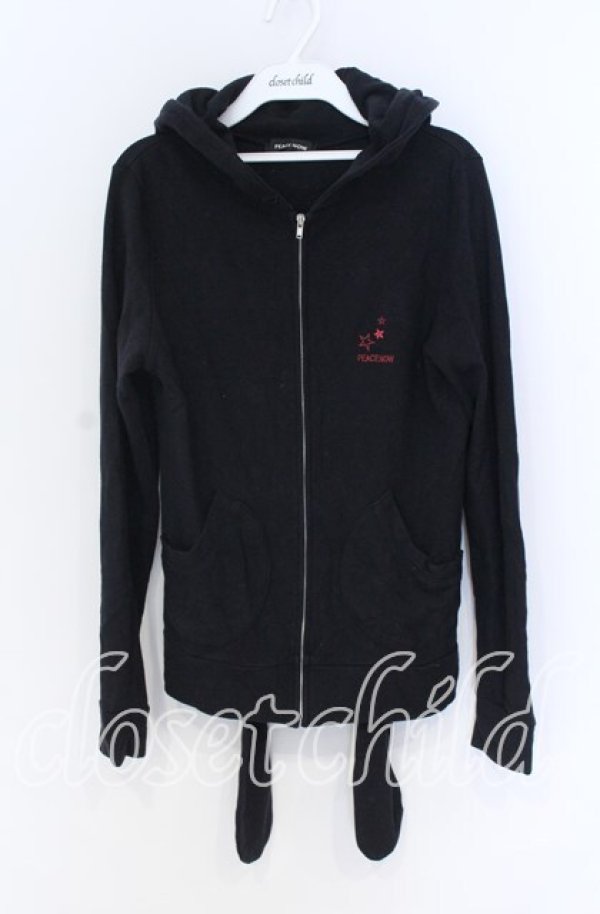 画像1: PEACE NOW / うさみみカーディガン M ブラック O-25-10-29-036-PU-TO-IG-OS (1)