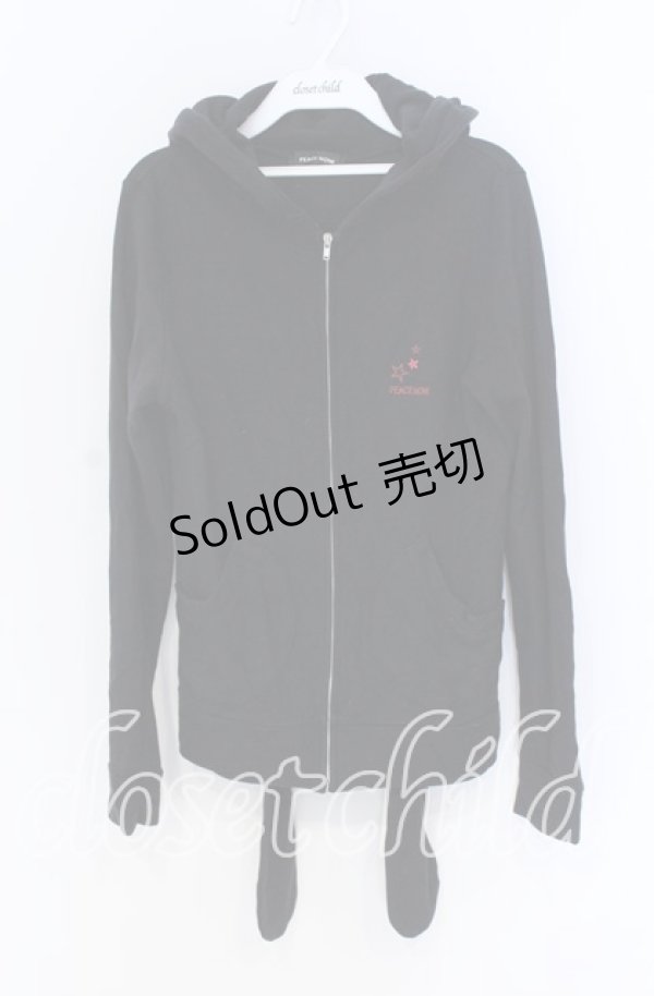 画像1: PEACE NOW / うさみみカーディガン M ブラック O-25-10-29-036-PU-TO-IG-OS (1)