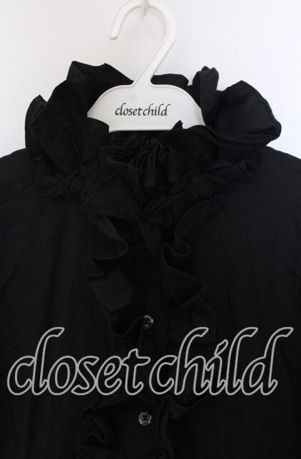 画像2: CHOICE / フリルワンピース S ブラック O-25-10-29-037-PU-OP-IG-OS (2)