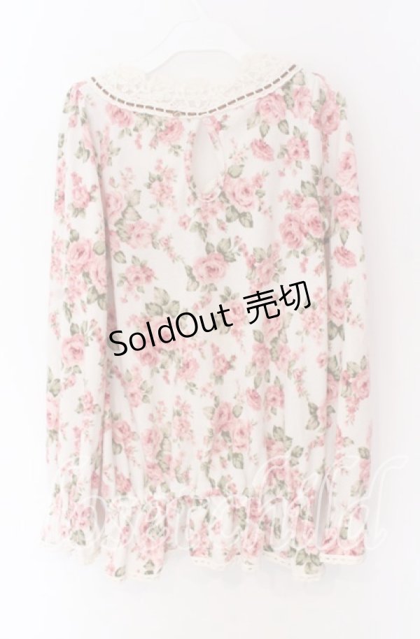 画像3: LIZ LISA / 花柄起毛チュニック  オフ×ピンク O-25-10-29-042-LO-TO-IG-OS (3)