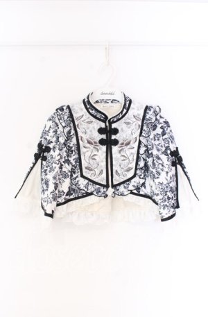 画像: 星箱works / 青華磁ケープ  シロ×クロ O-25-10-29-047-PU-JA-OW-OS