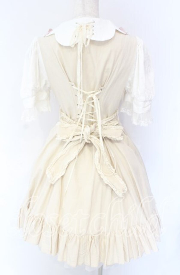 画像3: 星箱works / 四つ葉のクローバーワンピース  ベージュ O-25-10-29-048-PU-OP-OW-OS (3)