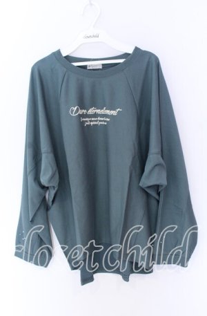 画像: axes femme / アソートロゴドルマンTシャツ  ワイン O-25-10-29-050-AX-TS-IG-OS