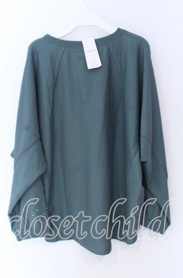 画像4: axes femme / アソートロゴドルマンTシャツ  ワイン O-25-10-29-050-AX-TS-IG-OS (4)