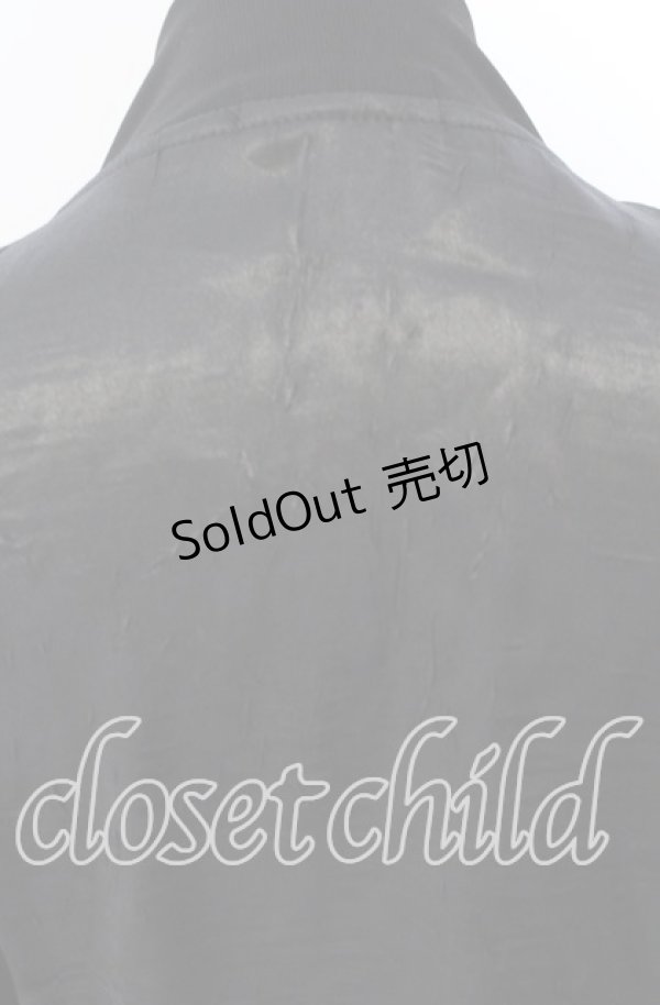 画像4: Qutie Frash / ミリタリーメッシュショートブルゾン  ブラック O-25-10-29-007-QU-JA-IG-ZI (4)