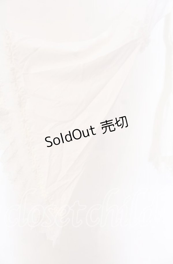 画像4: Triple fortune / シャーリングブラウス(長袖) M ホワイト O-25-10-29-058-EL-BL-IG-OS (4)