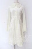 画像1: PEACE NOW / クラッシュベロア丸襟ワンピース M アイボリー O-25-10-29-059-PU-OP-IG-OS (1)